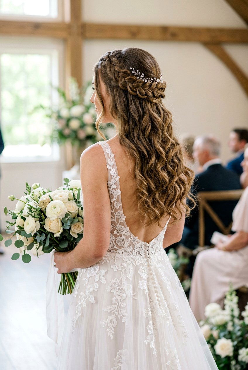20 Stunning Braided Crown for Brides Ideas on Your Big Day