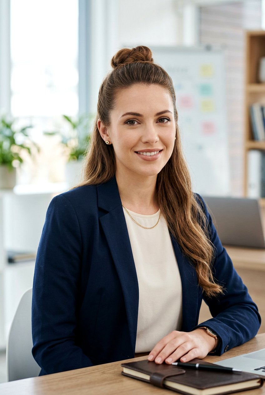 20 Professional Interview Bun Hairstyle Ideas for Women