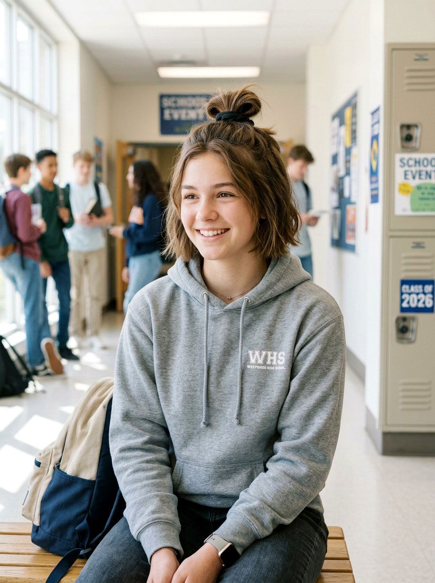 Half Up Bun For Short Hair School - 20 school half up bun hairstyle - 20 school half up bun hairstyle