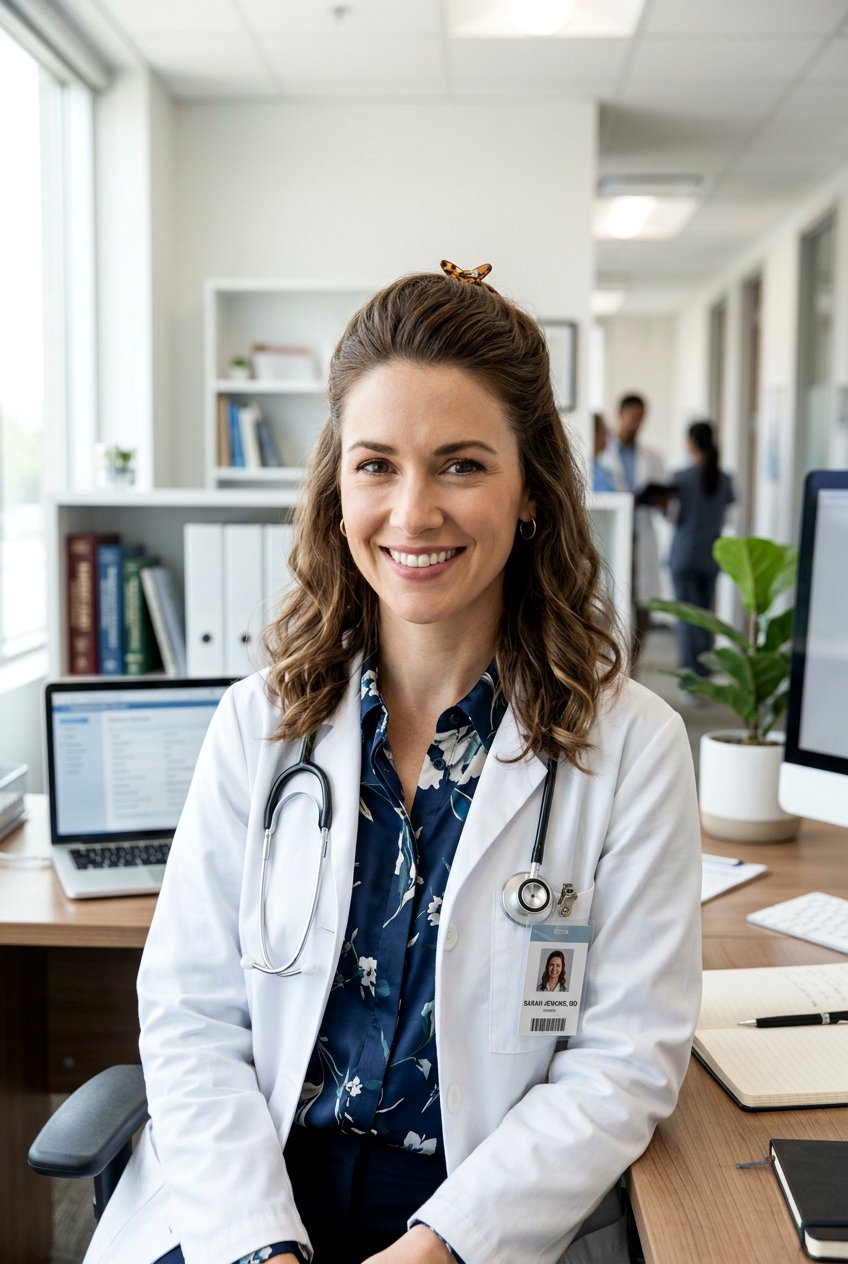 Half Up Doctor Hairstyle For Medium Hair - 20 doctor friendly hairstyles - 20 doctor friendly hairstyles