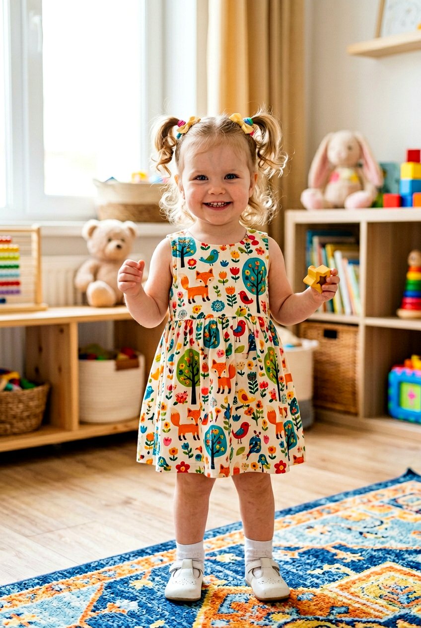 Half Up Double Ponytails - 20 first birthday hairstyles for girls - 20 first birthday hairstyles for girls