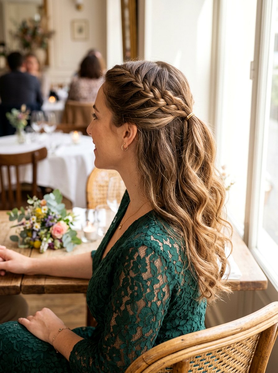 Half Up French Braid Ponytail - 20 french braid ponytail hairstyle - 20 french braid ponytail hairstyle