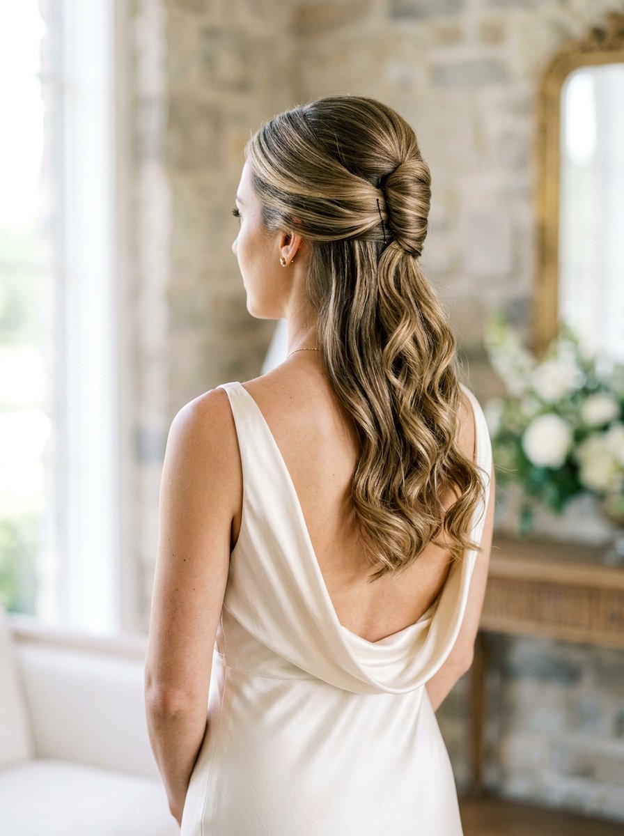 Half Up French Twist - 20 date night hairstyle with half up twist - 20 date night hairstyle with half up twist