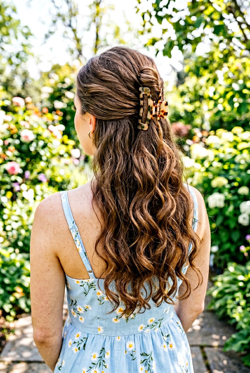 Half Up French Twist Claw Clip - 20 french twist claw clip hairstyle - 20 french twist claw clip hairstyle