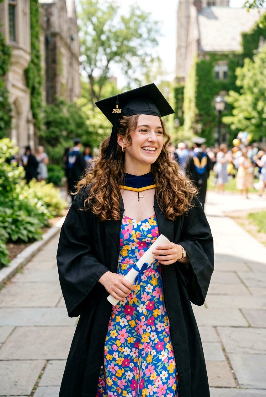 Half Up Half Down - 20 graduation hairstyle for shoulder length hair - 20 graduation hairstyle for shoulder length hair