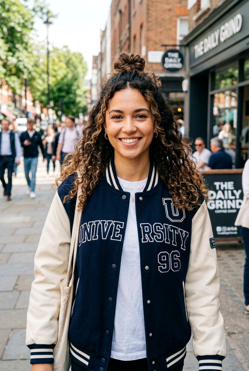 Half Up Half Down Curls - 20 curly hairstyle for college girls - 20 curly hairstyle for college girls