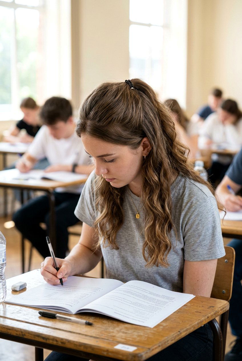 Half Up Half Down Exam Hairstyle - 20 exam day hairstyles - 20 exam day hairstyles