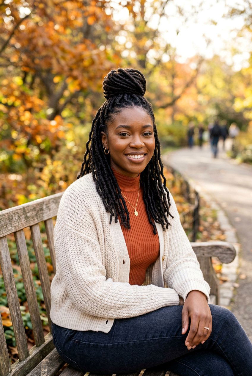 Half Up Half Down Faux Loc - 20 black women faux loc ideas - 20 black women faux loc ideas