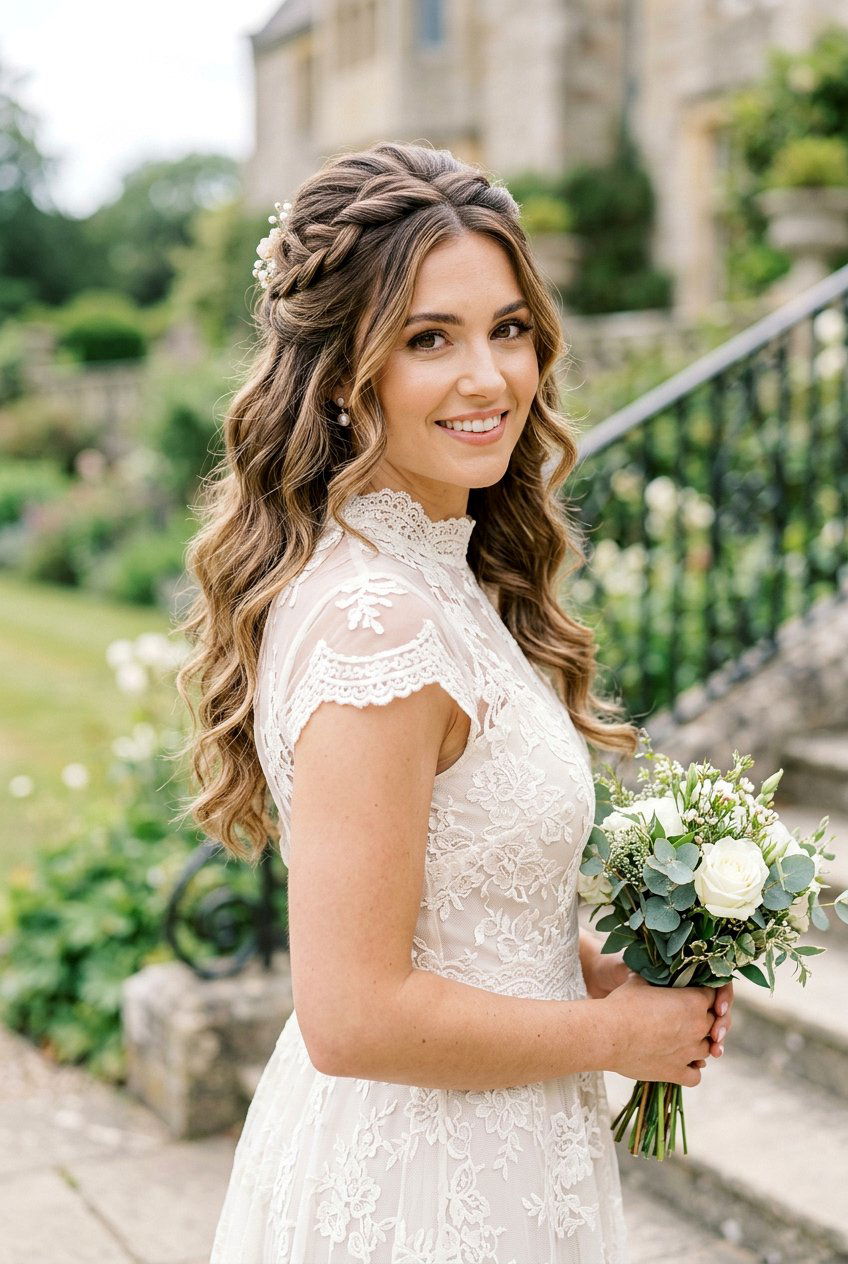 Half Up Half Down Hair - 20 prom hairstyles for women over 18 - 20 prom hairstyles for women over 18