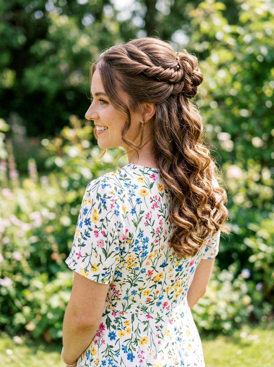 Half Up Half Down Hairstyle - 20 roundup hairstyle ideas for women - 20 roundup hairstyle ideas for women