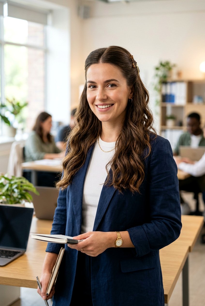 Half Up Half Down Hairstyle For Work - 20 mature women office hairstyle ideas - 20 mature women office hairstyle ideas