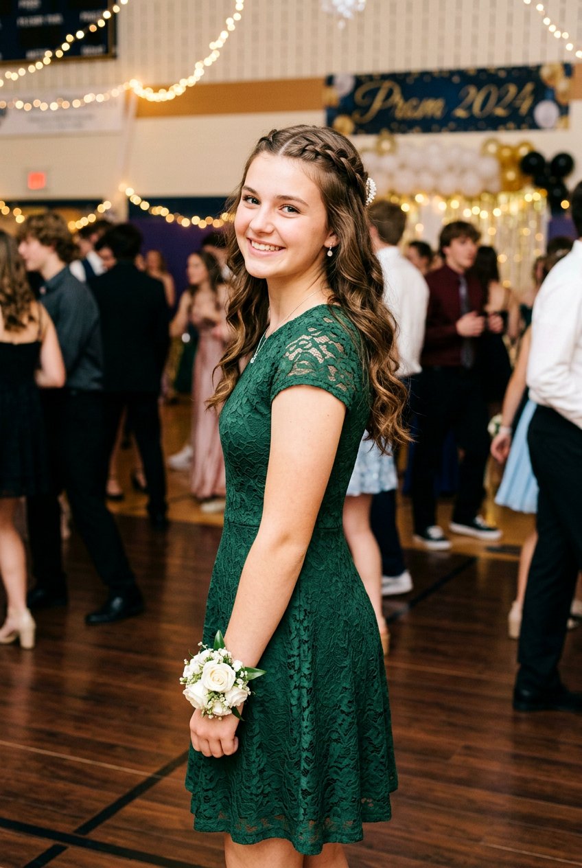 Half Up Half Down School Dance Hair - 20 school dance hairstyles - 20 school dance hairstyles