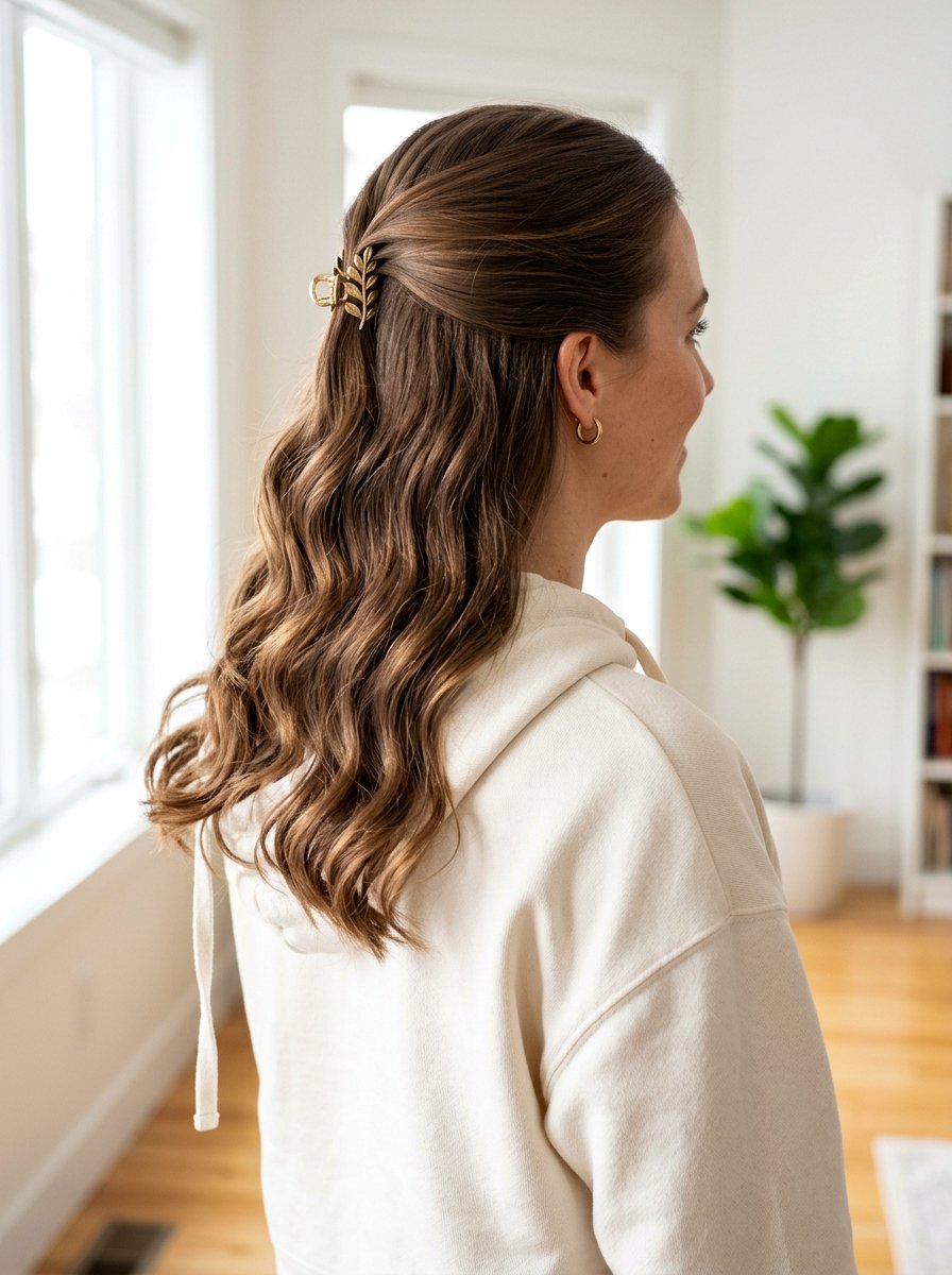 Half Up Half Down Soft Waves - 20 college girls soft waves hairstyle - 20 college girls soft waves hairstyle