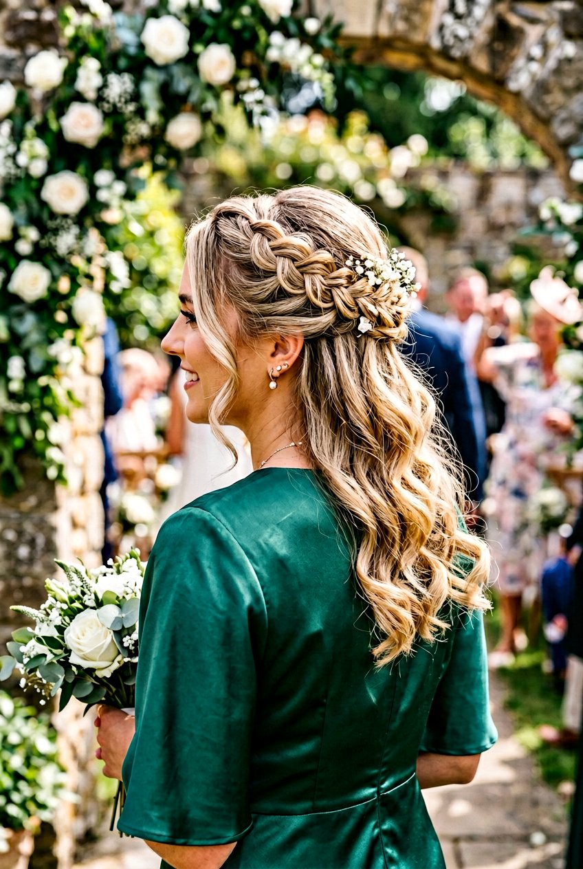 20 Romantic Bridesmaid Half Up With Curls Ideas To Try