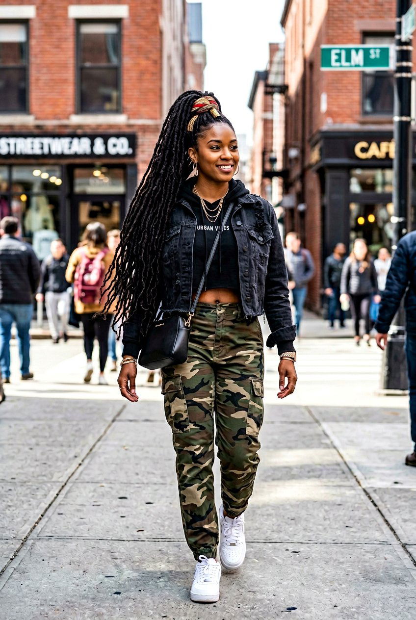 Half Up Loc High Pony - 20 half up loc styles - 20 half up loc styles