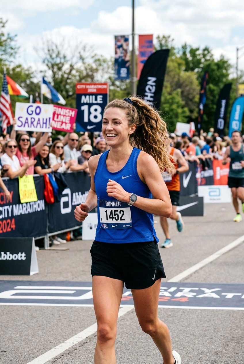 Half Up Marathon Ponytail For Long Hair - 20 marathon hairstyles for women - 20 marathon hairstyles for women