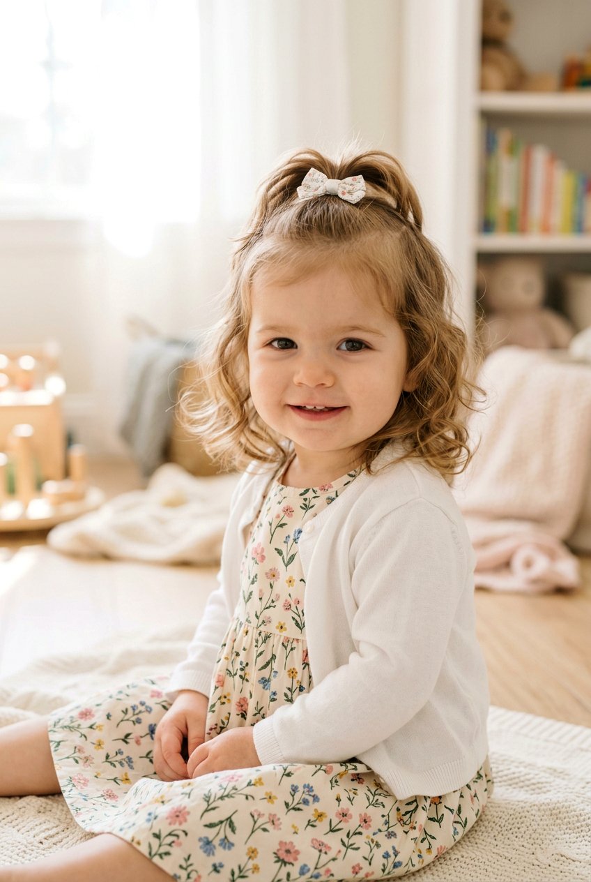 Half Up Ponytail For Baby - 20 baby hair styling ideas for girls - 20 baby hair styling ideas for girls