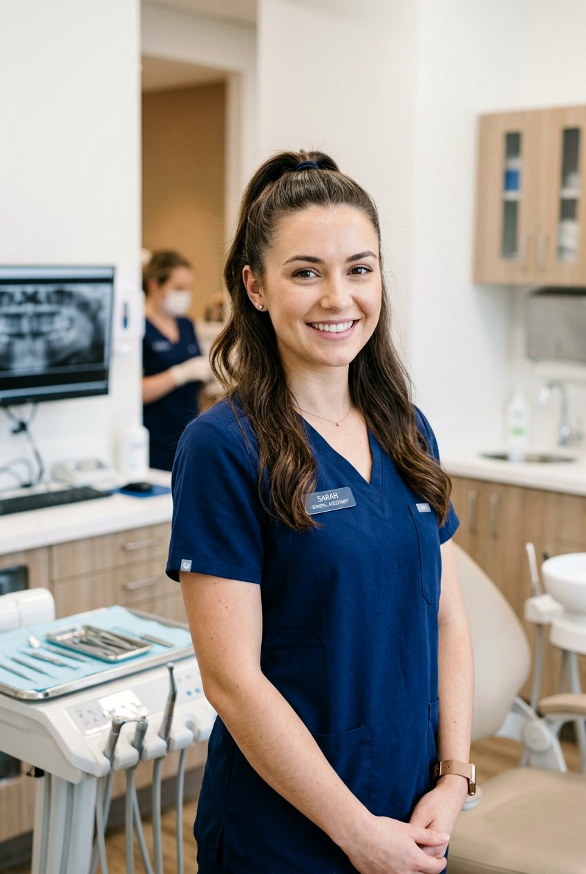 Half Up Ponytail For Dental Assistants - 20 dentist office hairstyles - 20 dentist office hairstyles