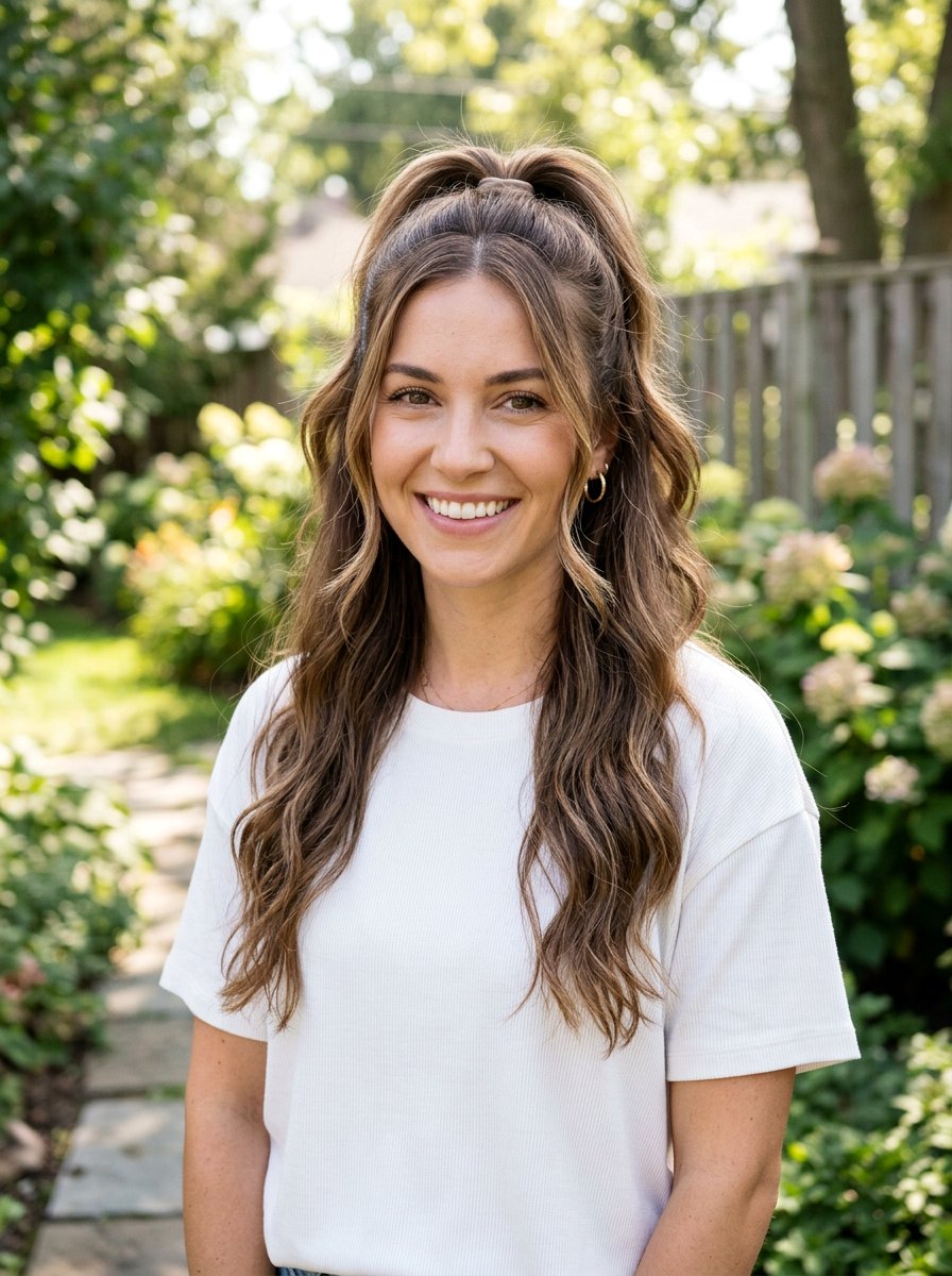 Half Up Ponytail For Second Day Hair - 20 second day hair ponytail - 20 second day hair ponytail