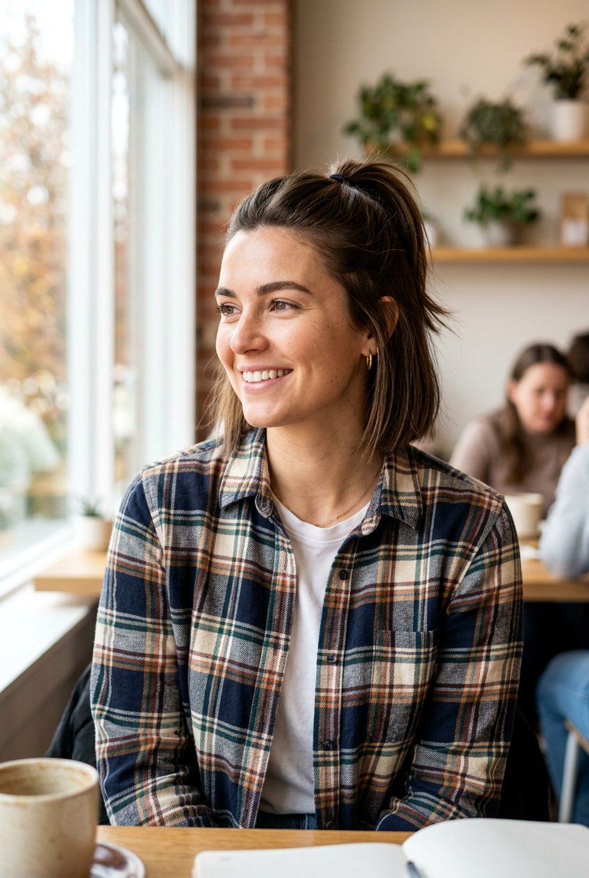 Half Up Ponytail For Short Hair - 20 school hairstyle with half up ponytail - 20 school hairstyle with half up ponytail