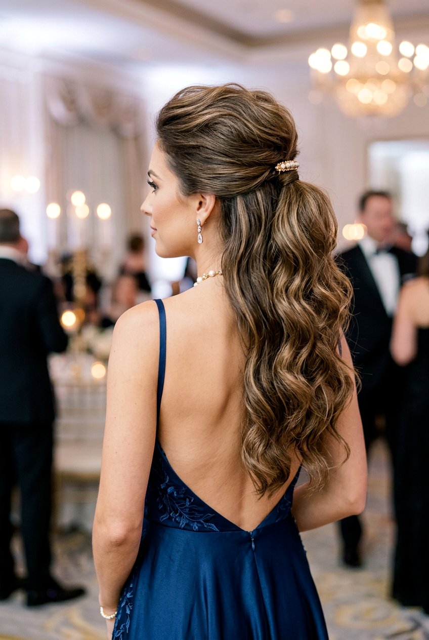 Half Up Ponytail - 20 60s ponytail hairstyle - 20 60s ponytail hairstyle