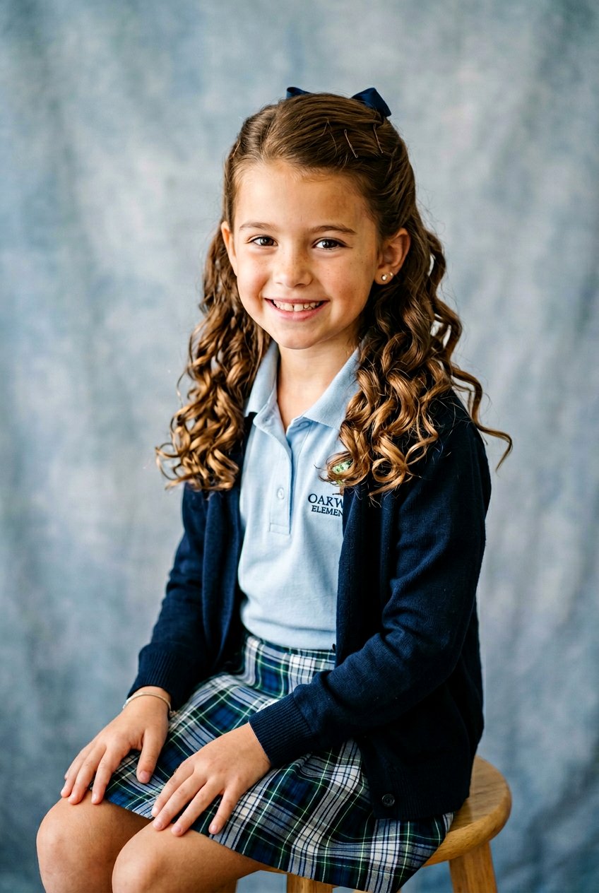 Half Up School Picture Day Curls - 20 school picture day curls - 20 school picture day curls