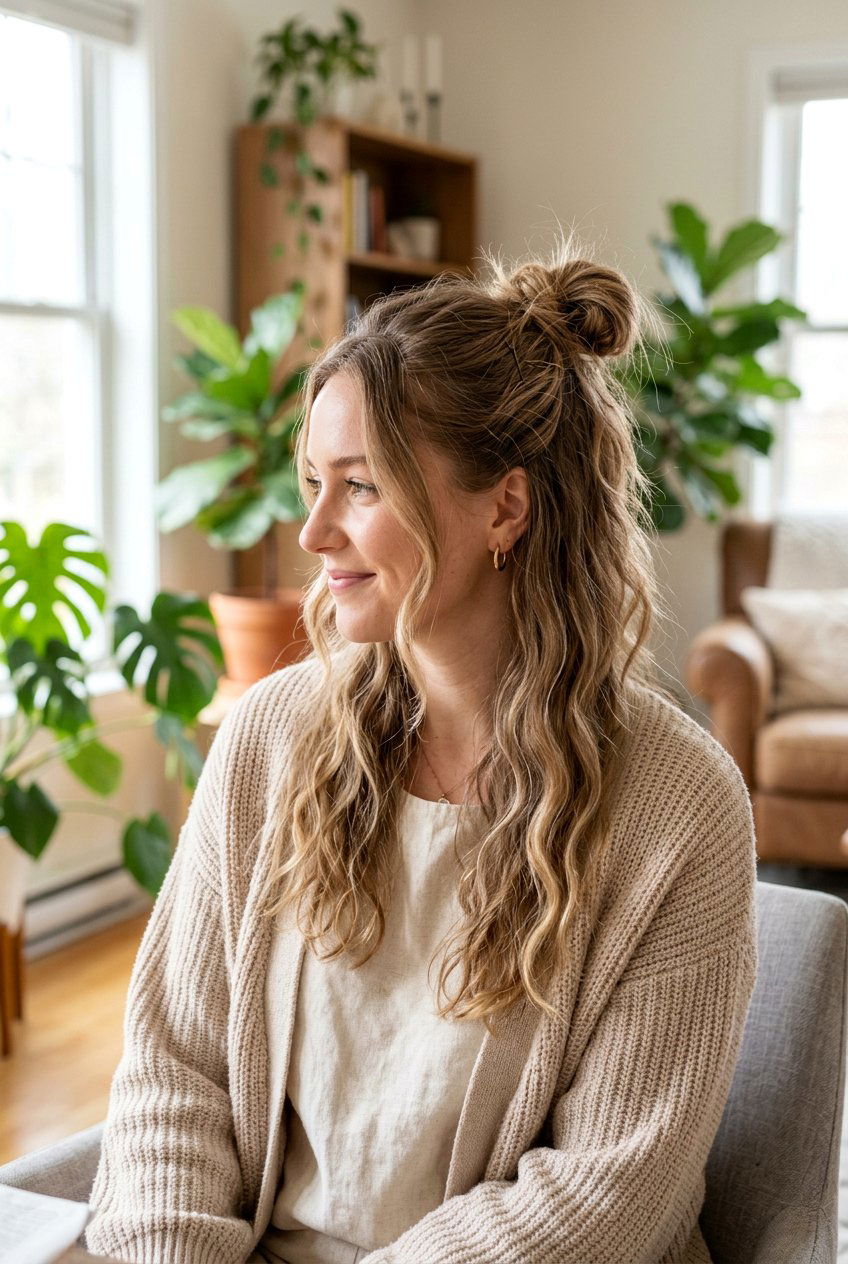 Half Up Textured Bun For Fine Hair - 20 textured bun for fine hair - 20 textured bun for fine hair