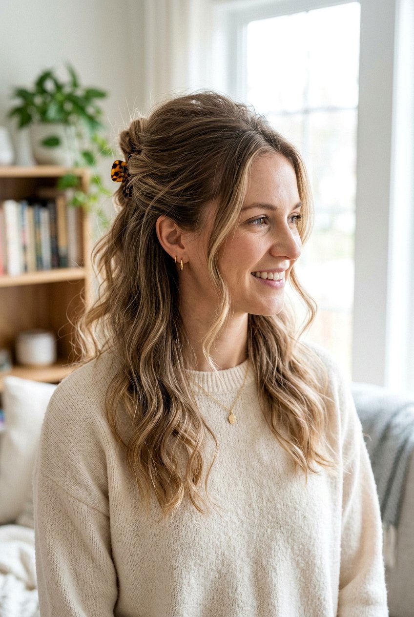 Half Up Updo For Thin Hair - 20 voluminous updo for thin hair - 20 voluminous updo for thin hair