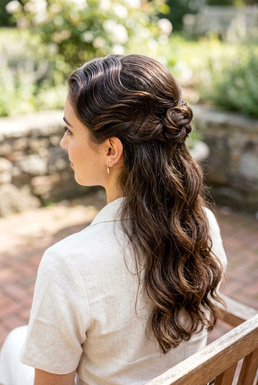 Half up finger waves - 20 1920s finger wave hair - 20 1920s finger wave hair