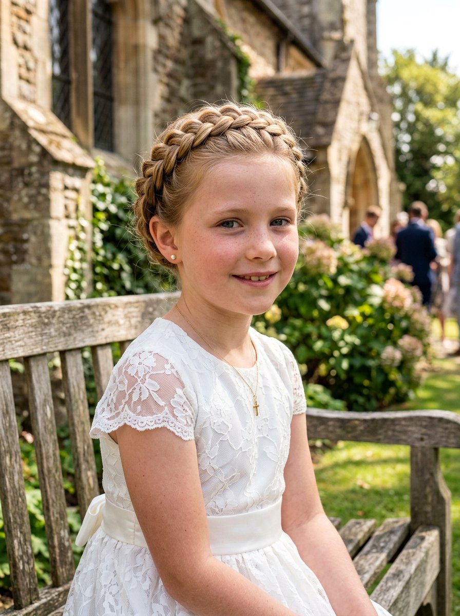 Halo Braid - 20 cute braided hairstyle ideas for girls - 20 cute braided hairstyle ideas for girls