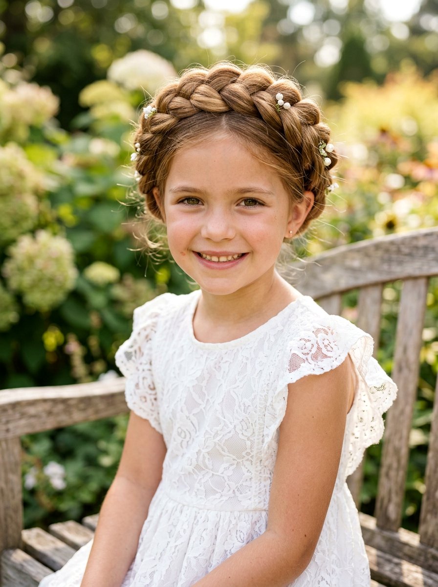 Halo Braid For Girls - 20 quick natural hairstyles for kids - 20 quick natural hairstyles for kids