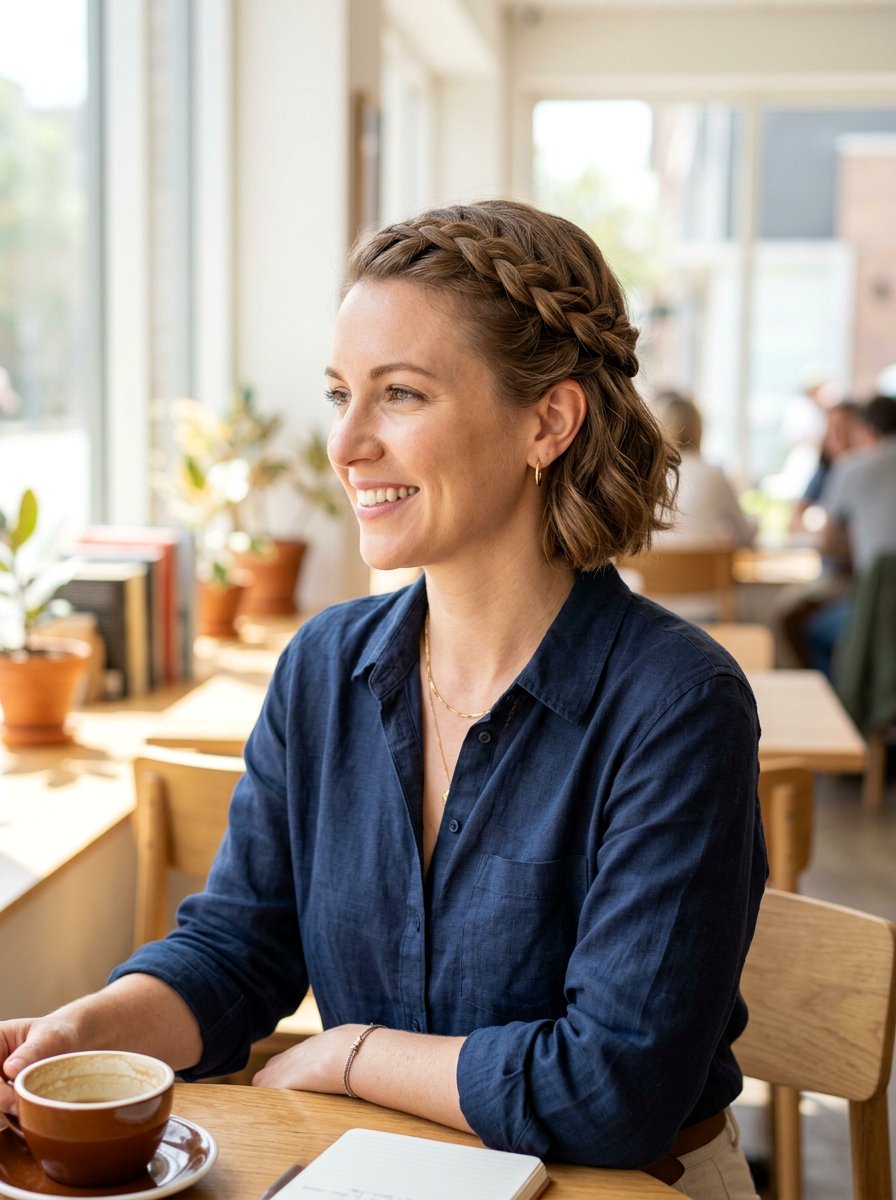 Halo Braid For Short Hair - 20 halo braid for wedding guest - 20 halo braid for wedding guest