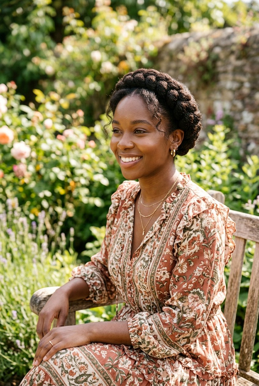 Halo Braid Natural Hair - 20 natural hair updo for black women - 20 natural hair updo for black women