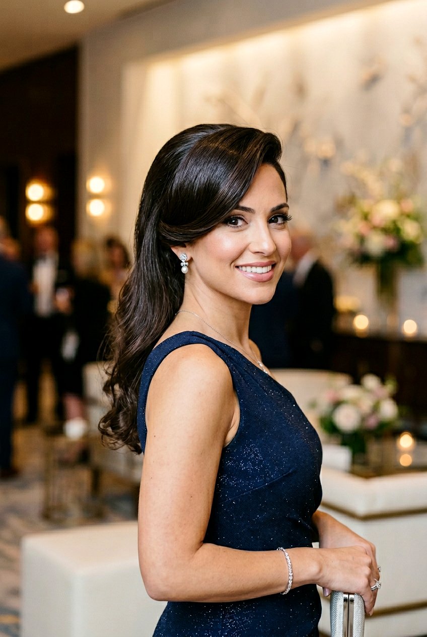 Halo Wrap Blowout - 20 no heat blowout curls hairstyle - 20 no heat blowout curls hairstyle