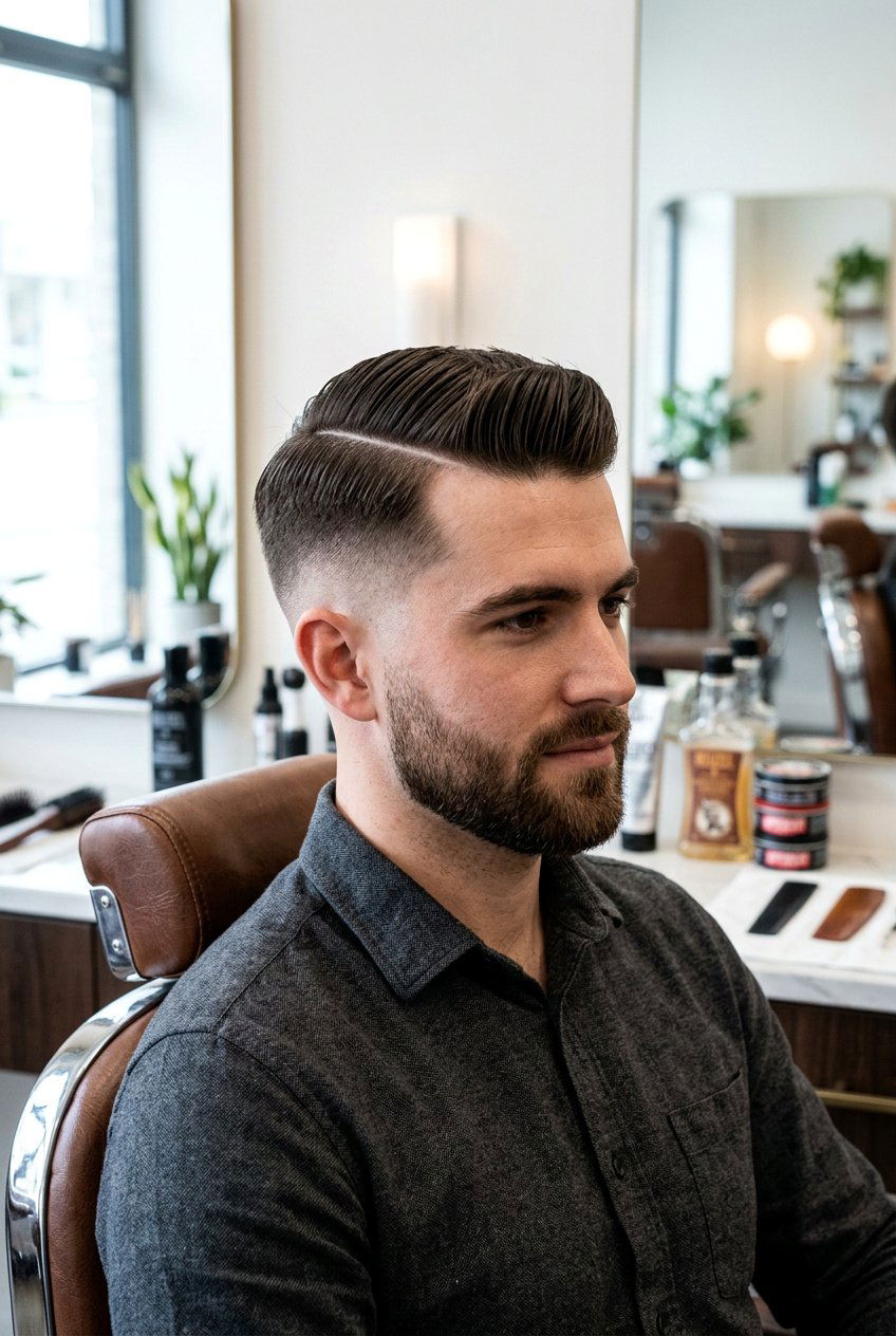 Hard Part Side Part - 20 side part haircut for men - 20 side part haircut for men