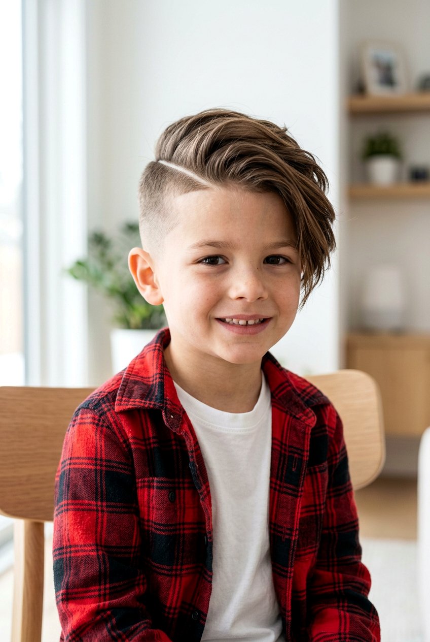 Hard Part Undercut - 20 little boy long top short sides haircut - 20 little boy long top short sides haircut