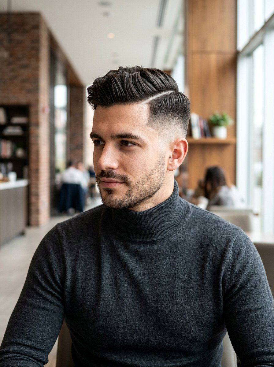 Hard Part Undercut - 20 undercut for thick straight hair men - 20 undercut for thick straight hair men