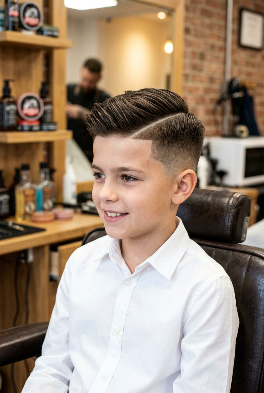 Hard Part Undercut - 20 cute picture day haircuts for boys - 20 cute picture day haircuts for boys
