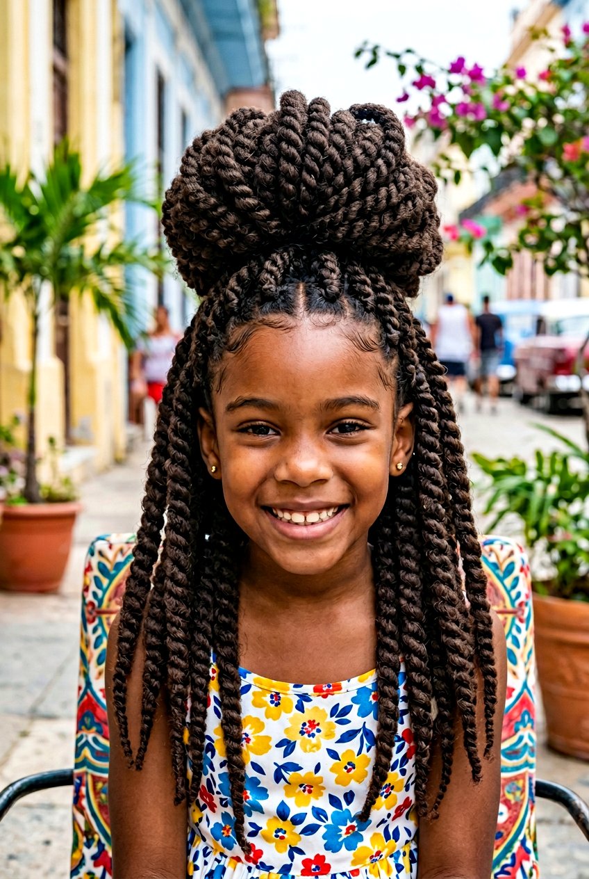 Havana Twist Braids for Little Girls - 20 twist braids for little girls - 20 twist braids for little girls