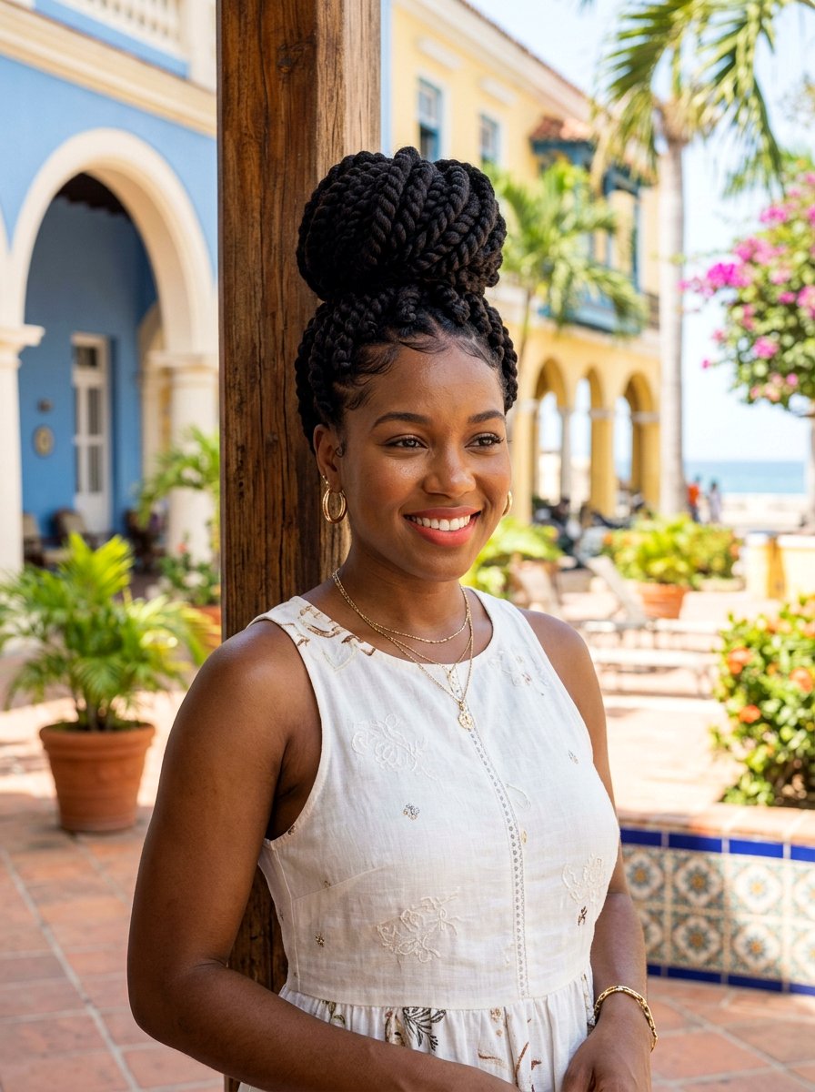 Havana Twists For Vacation - 20 protective braid styles for vacation - 20 protective braid styles for vacation