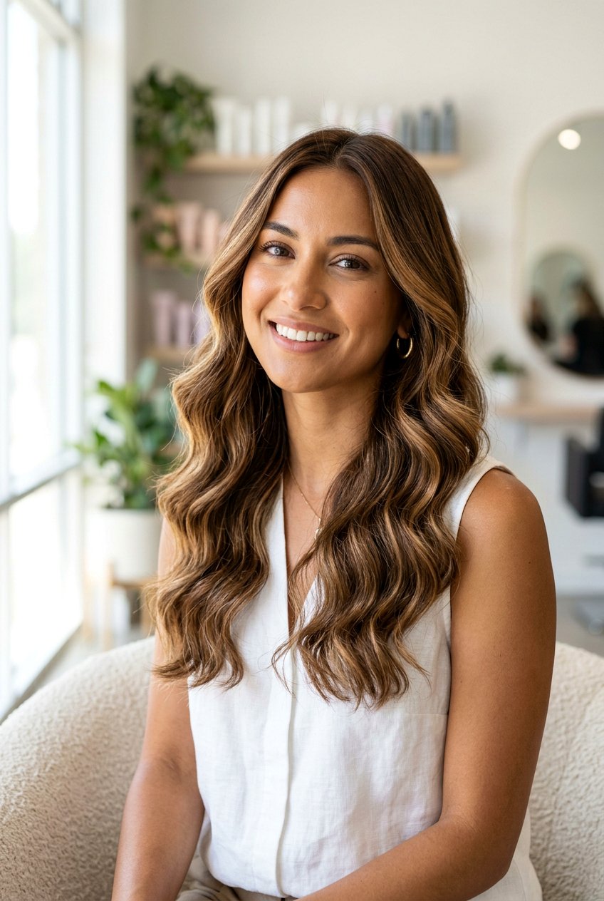 Hazelnut Balayage For Warm Skin Tone - 20 hazelnut balayage hair - 20 hazelnut balayage hair