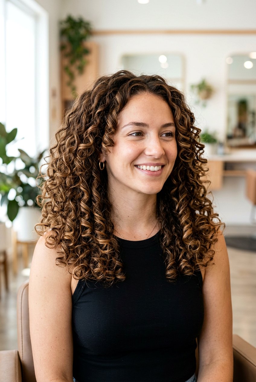 Hazelnut Balayage On Curly Hair - 20 hazelnut balayage hair - 20 hazelnut balayage hair