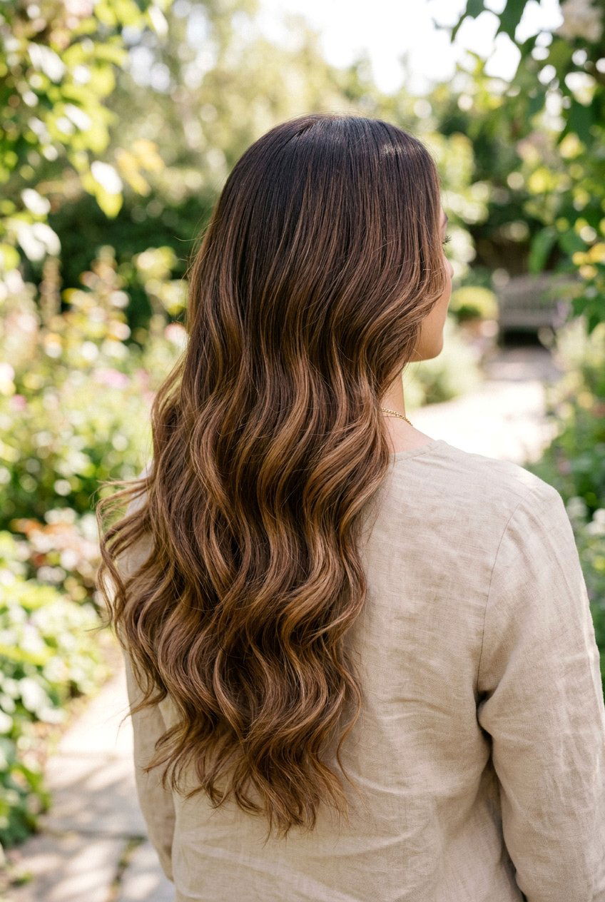 Hazelnut Brown Balayage - 20 hazelnut brown hair color - 20 hazelnut brown hair color