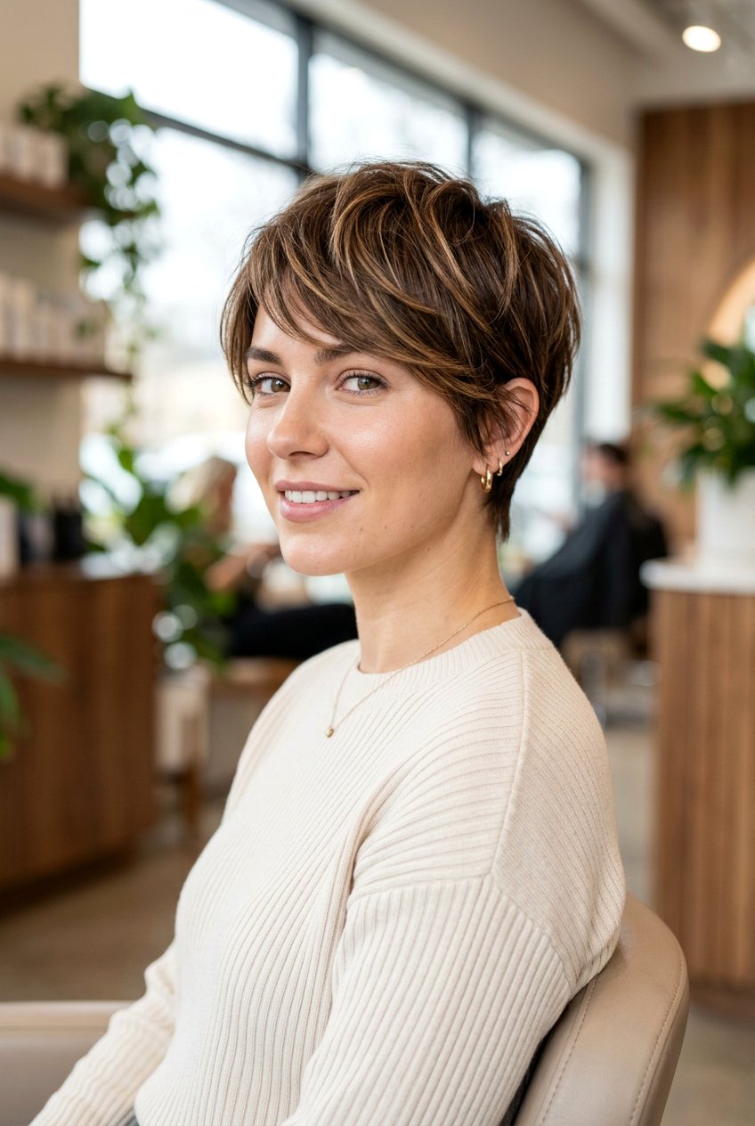 Hazelnut Brown Pixie Cut - 20 hazelnut brown hair color - 20 hazelnut brown hair color