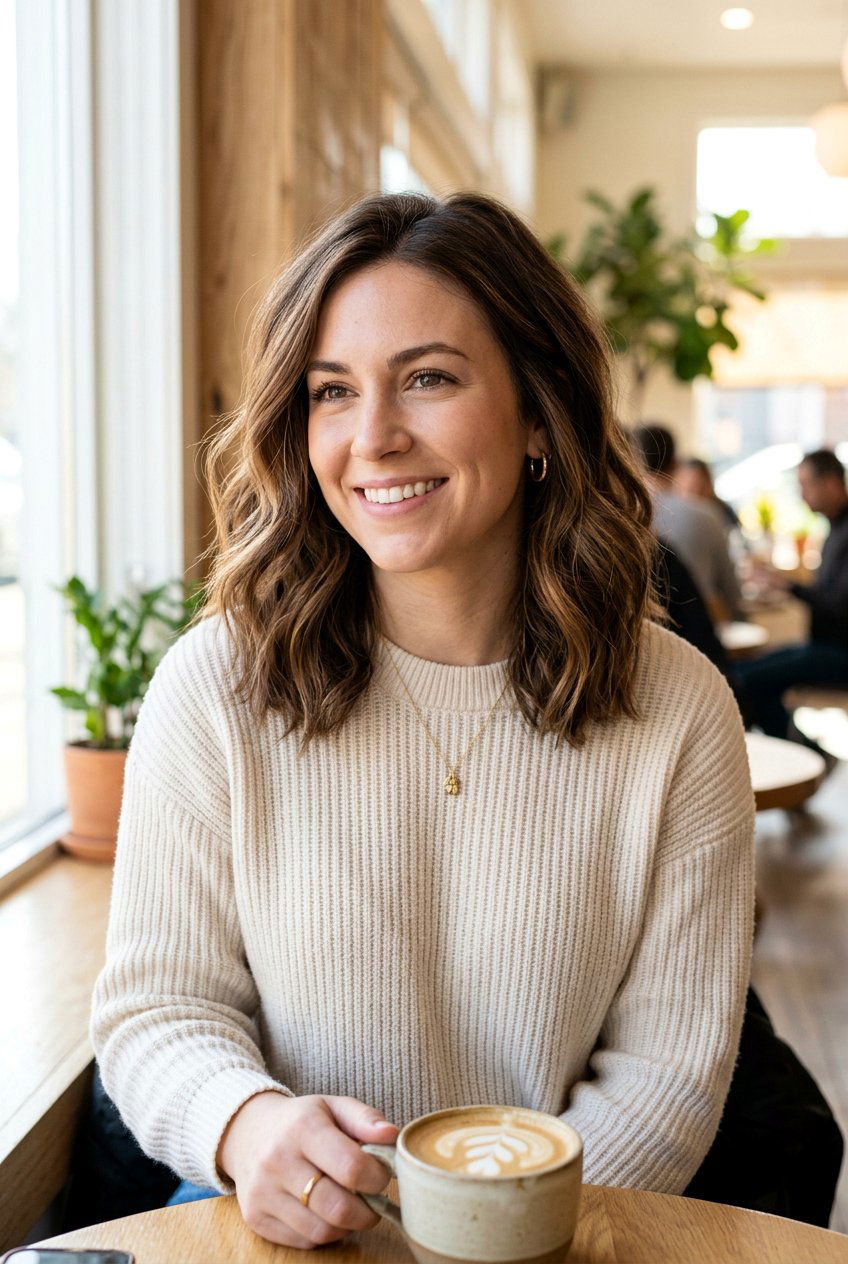 Hazelnut Brunette Babylights For Low Maintenance Color - 20 hazelnut brunette with babylights - 20 hazelnut brunette with babylights