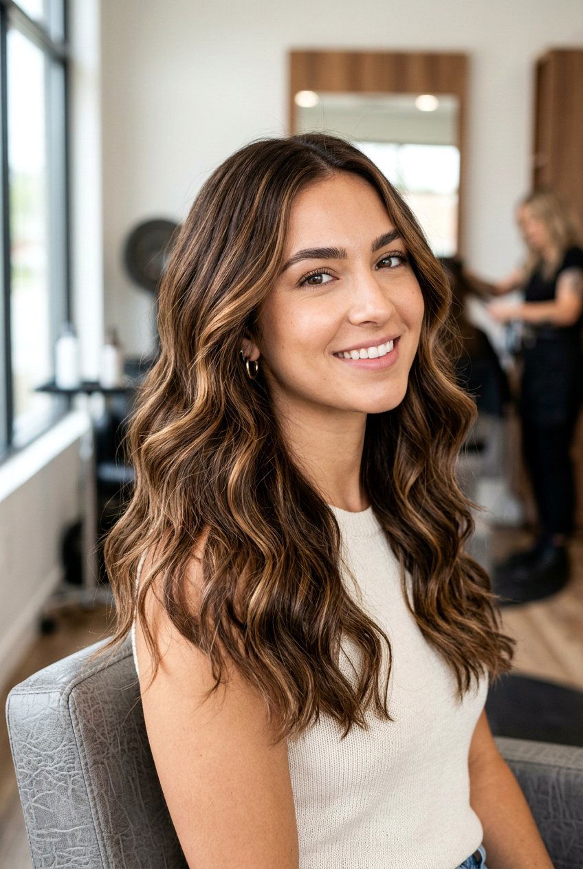 Hazelnut Ribbon Highlights - 20 brunette ribbon highlights - 20 brunette ribbon highlights