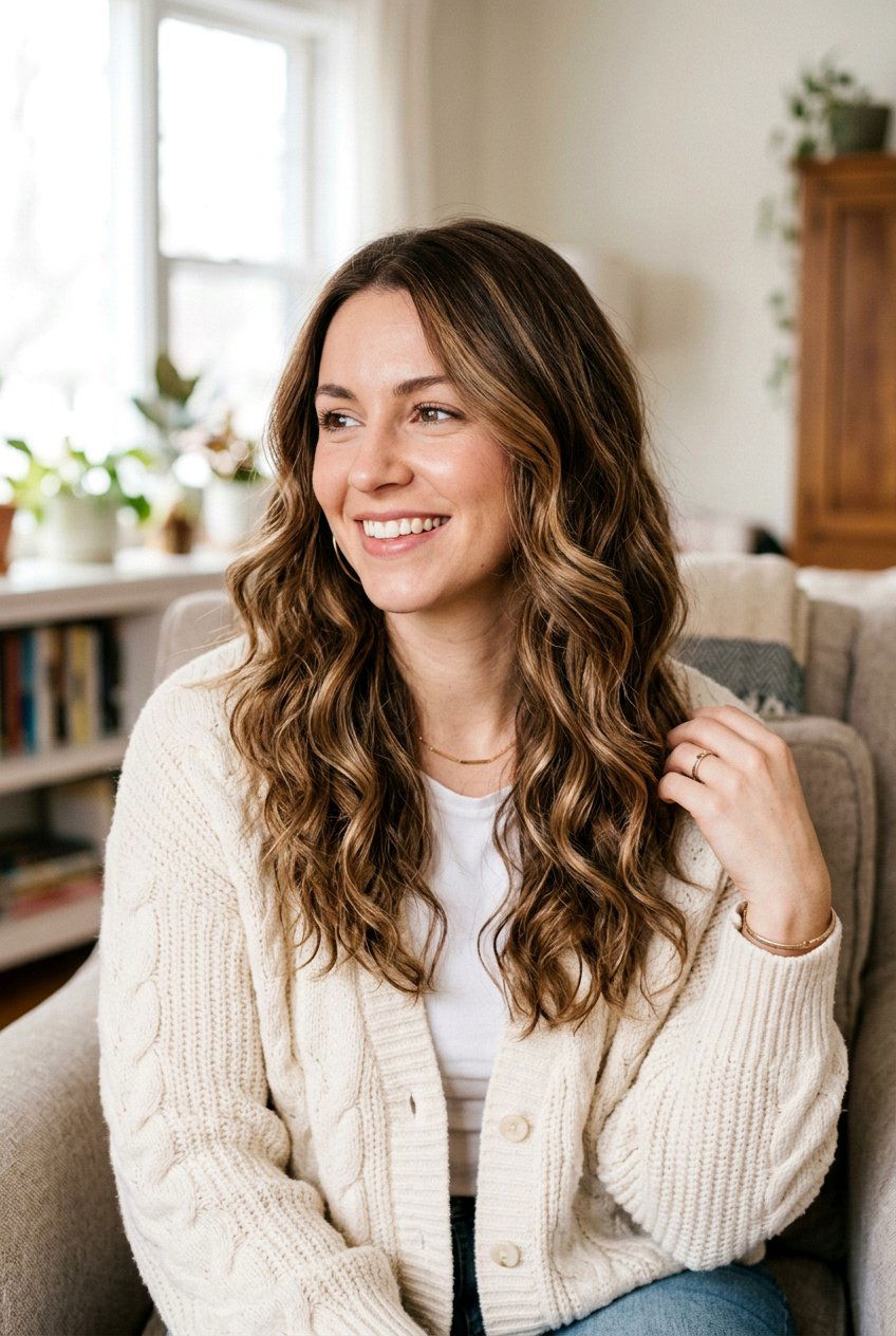 Hazelnut Swirl - 20 classy brunette hair refresh for women - 20 classy brunette hair refresh for women