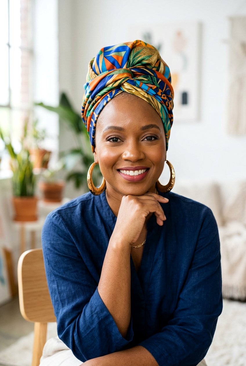 Head Wrap Style for Alopecia Women - 20 hairstyles for alopecia women - 20 hairstyles for alopecia women