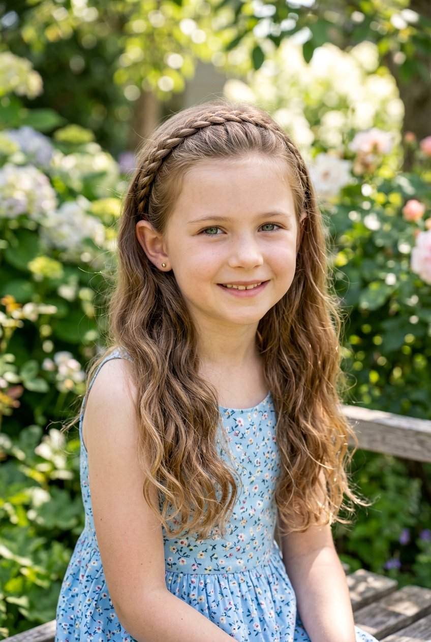 Headband Braid Hairstyle - 20 first day of school hairstyles