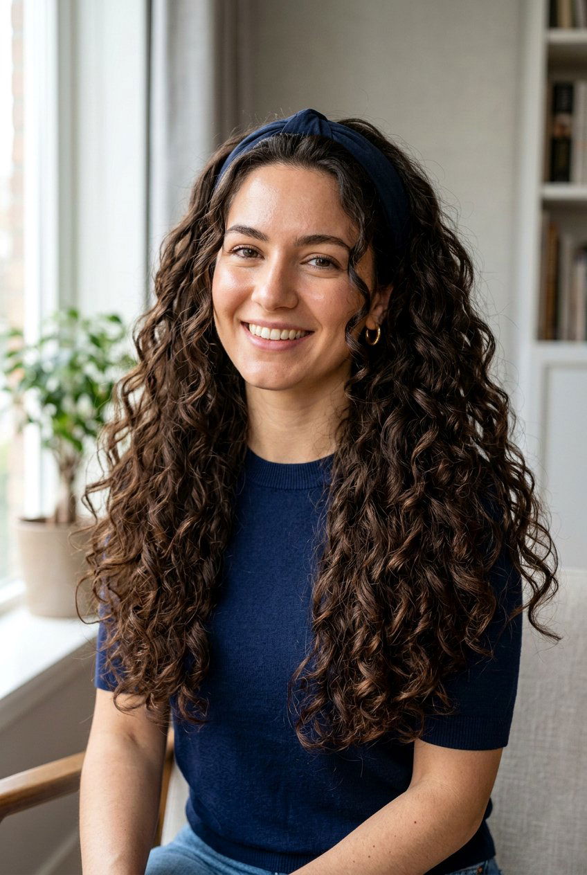 Headband Curls For Thick Hair - 20 headband curls hairstyle - 20 headband curls hairstyle